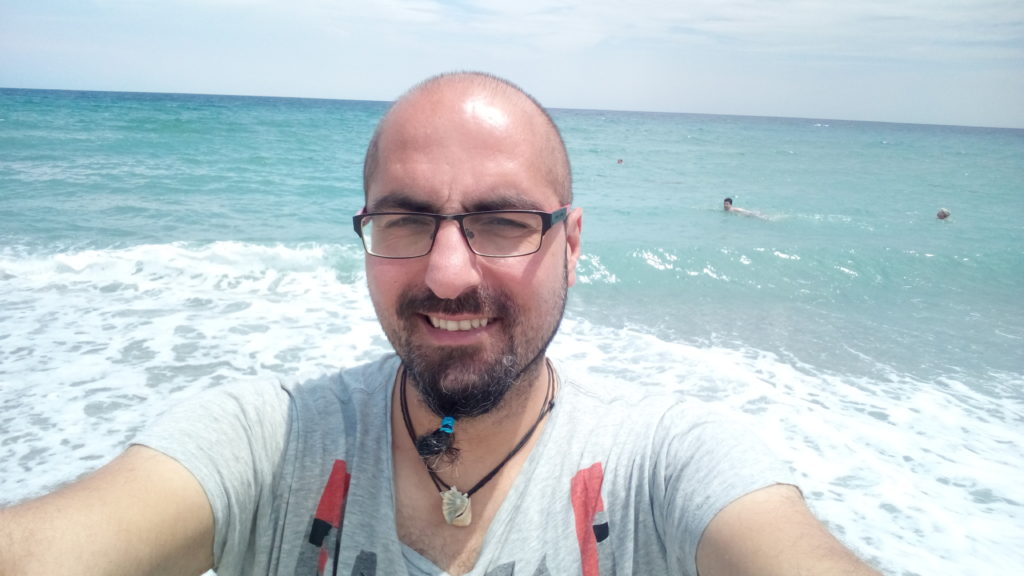 Am Strand beach von Leptokarya - Platon Kiriazidis