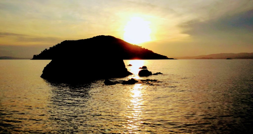 Sunset, Sonnenuntergang Westseite Skopelos, Kastani Beach, Platon Kiriazidis, Seminare, Urlaub