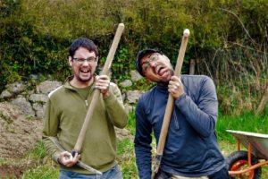 Platon und Jan-Marco rocken die Baustelle